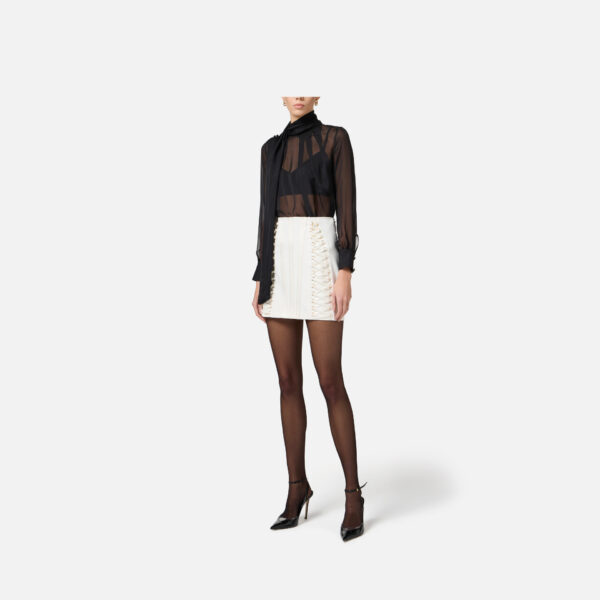 Bluza de matase Elisabetta Franchi - imagine 4