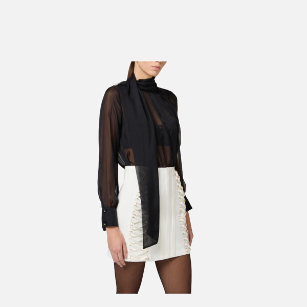 Bluza de matase Elisabetta Franchi - imagine 2