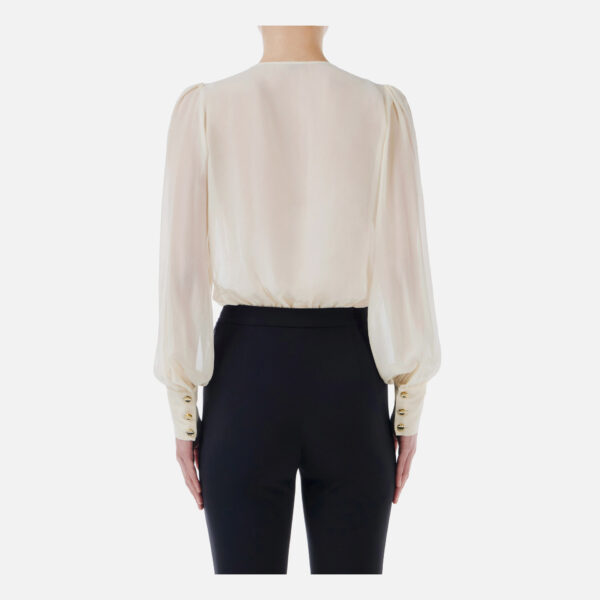 Body din tul de matase Elisabetta Franchi - imagine 3