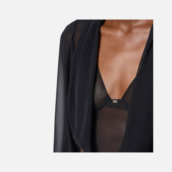 Body din tul de matase Elisabetta Franchi - imagine 3