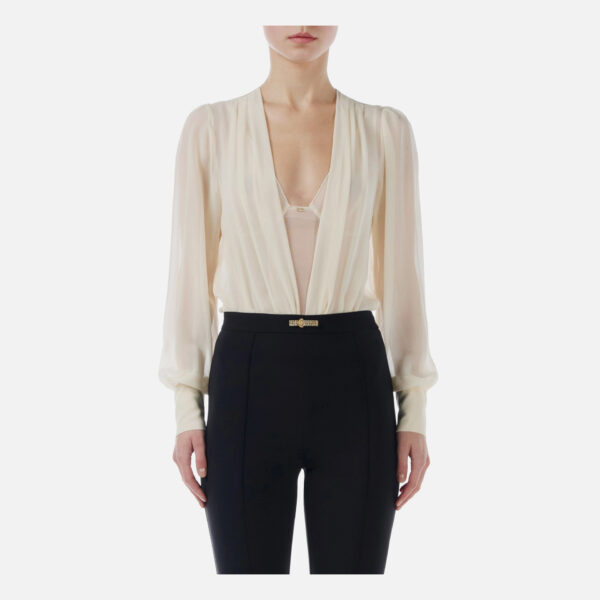 Body din tul de matase Elisabetta Franchi