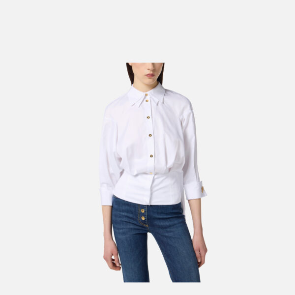 Camasa din bumbac Elisabetta Franchi - imagine 2