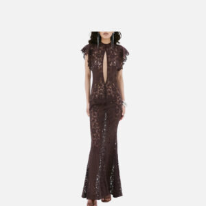 Rochie maxi din dantela De La Vali