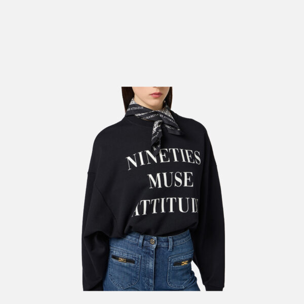Esarfa de matase Elisabetta Franchi - imagine 2