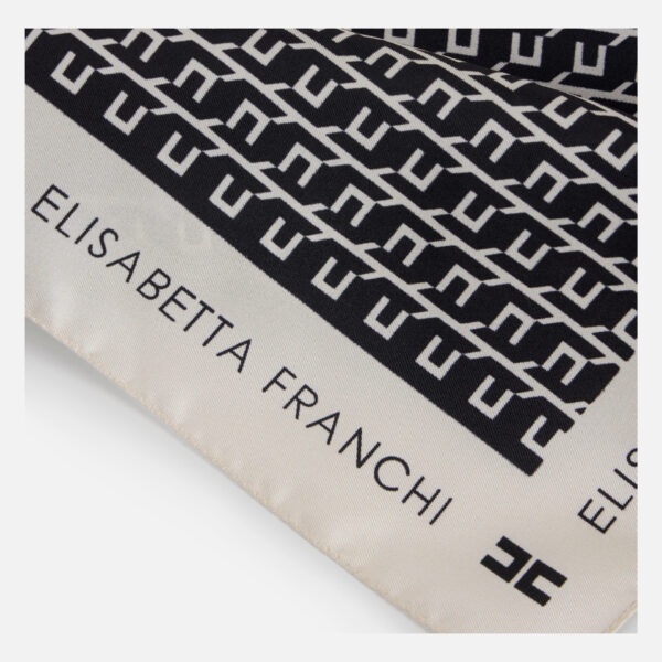 Esarfa de matase Elisabetta Franchi - imagine 2
