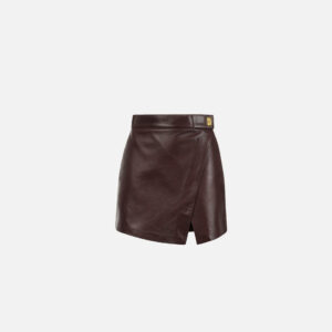 Fusta mini din piele Elisabetta Franchi