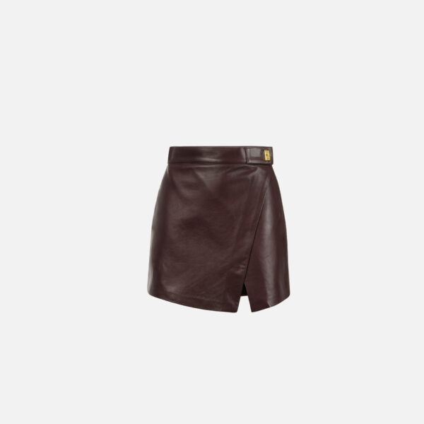 Fusta mini din piele Elisabetta Franchi