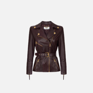 Jacheta din piele Elisabetta Franchi