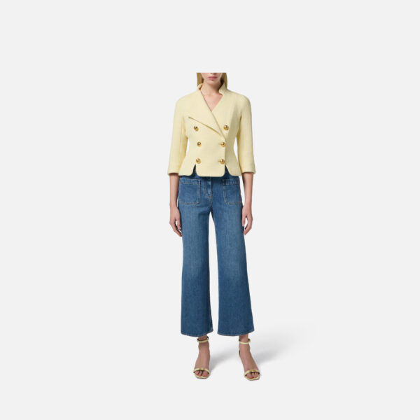 Jacheta din tweed Elisabetta Franchi - imagine 2
