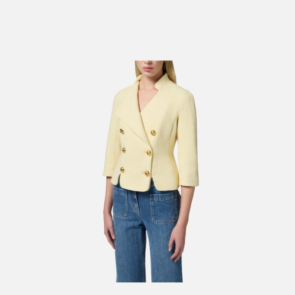 Jacheta din tweed Elisabetta Franchi - imagine 3