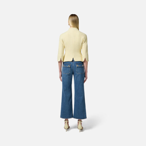 Jacheta din tweed Elisabetta Franchi - imagine 5