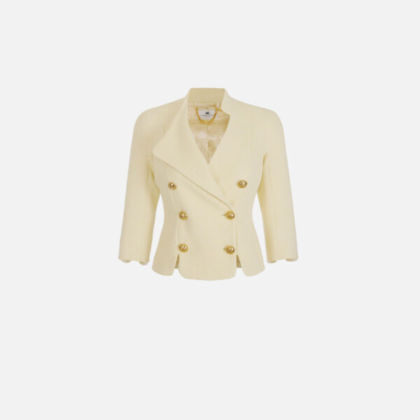 Jacheta din tweed Elisabetta Franchi