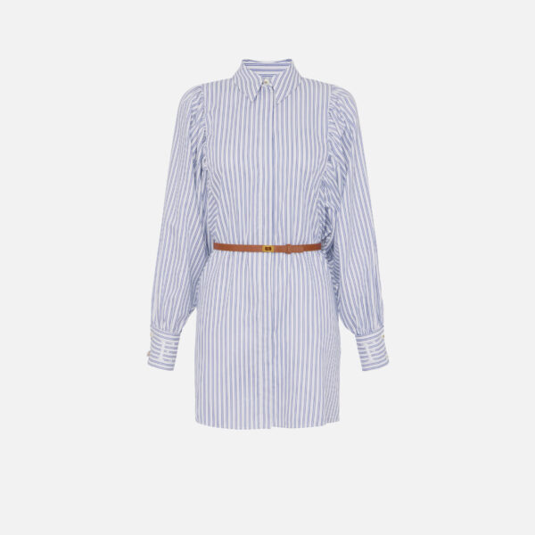 Rochie mini de bumbac Elisabetta Franchi